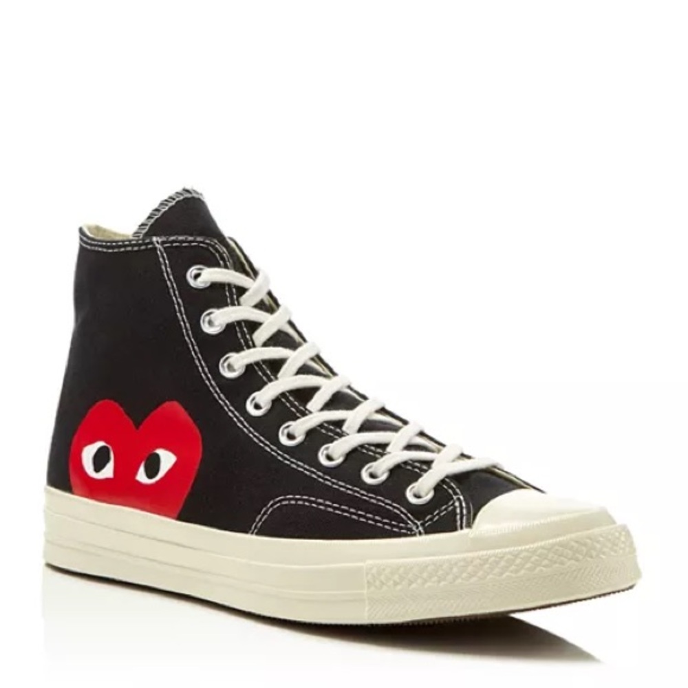 Comme Des Garcons PLAY x Converse Unisex Chuck Taylor High Top Sneakers